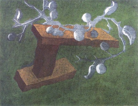 Rama con frutos verdes
